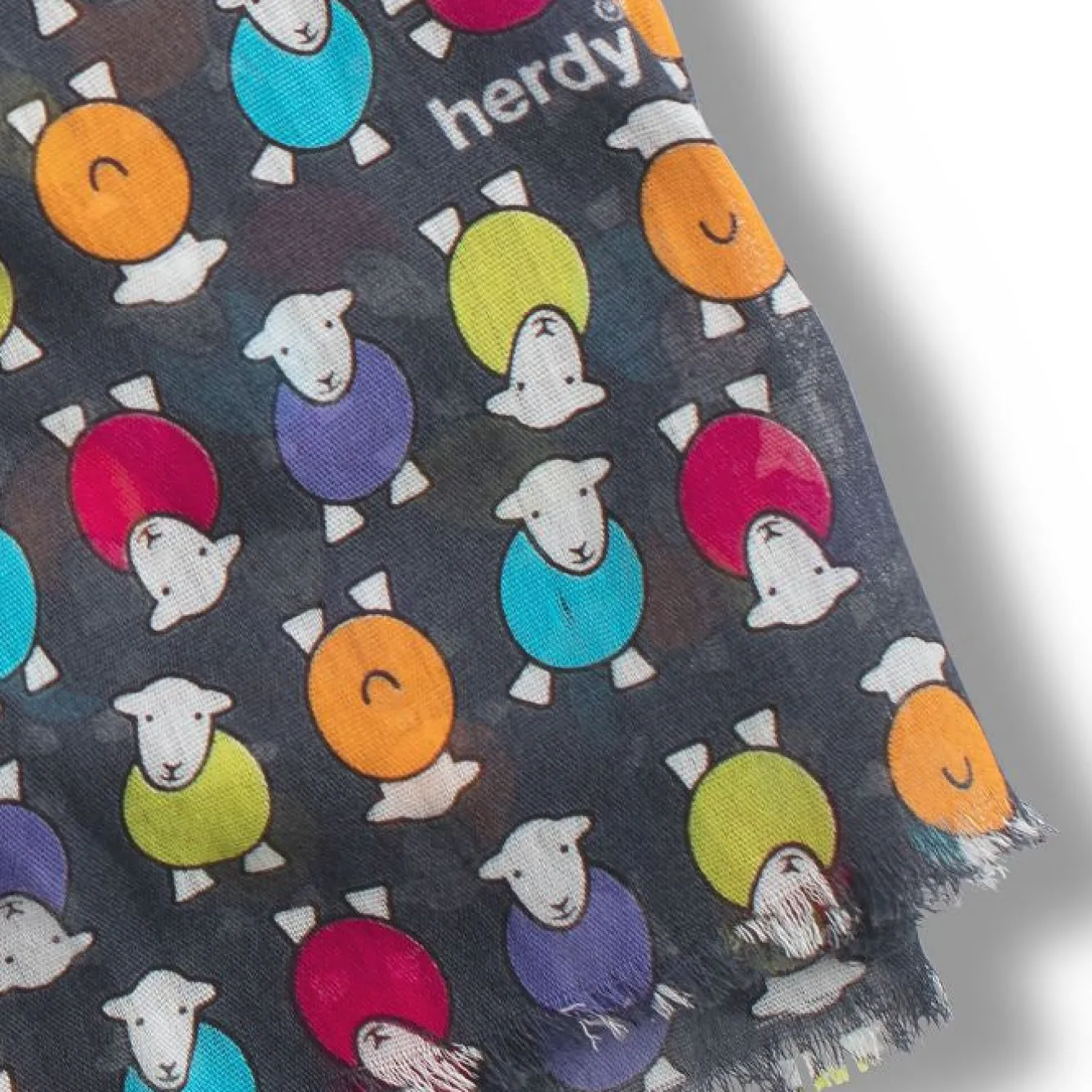 The Herdy Company Herdy Organic Lightweight Cotton Marra Scarf- Umbrellas