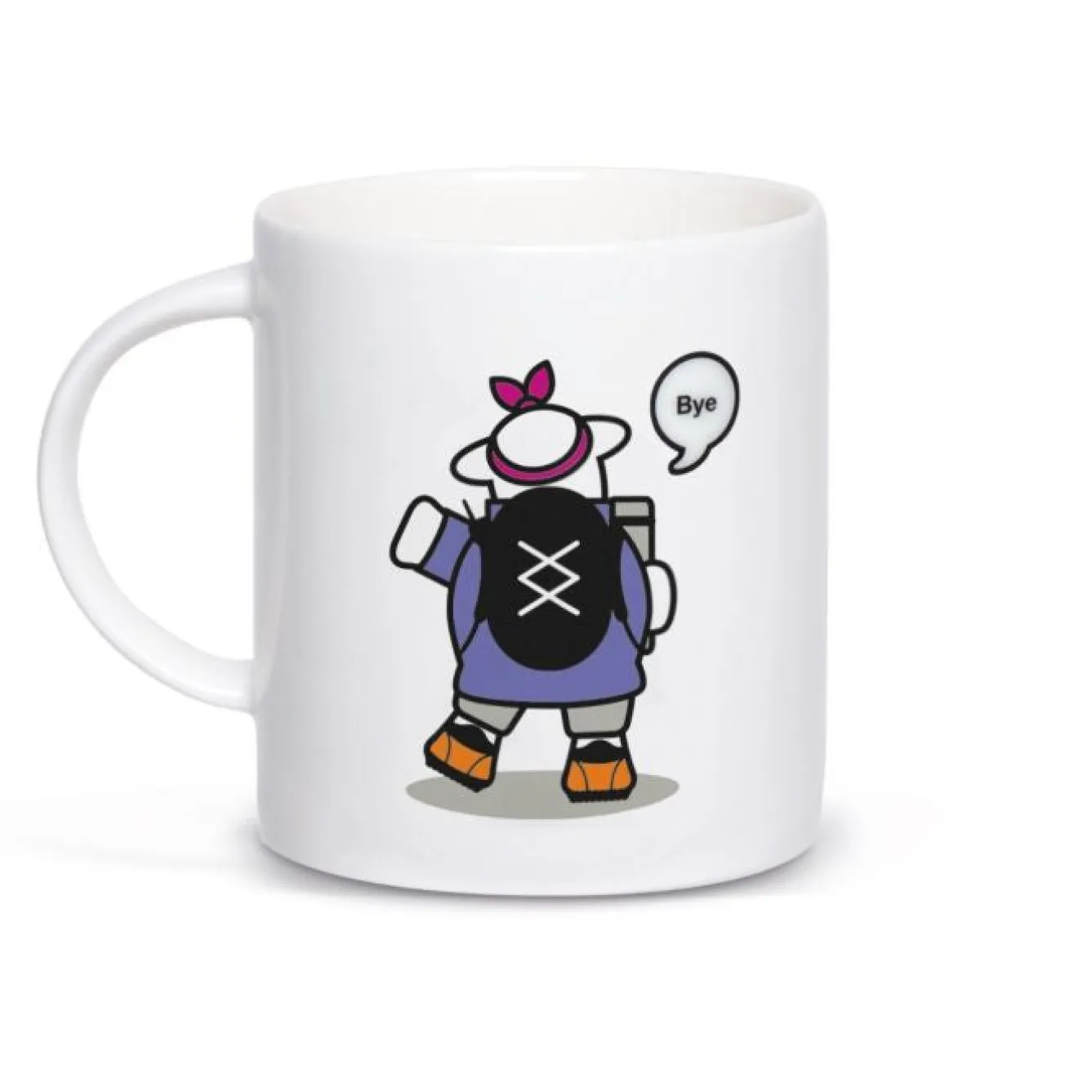 The Herdy Company Herdy Roam Free 'Flo' Mug- Tea|Bright Colors