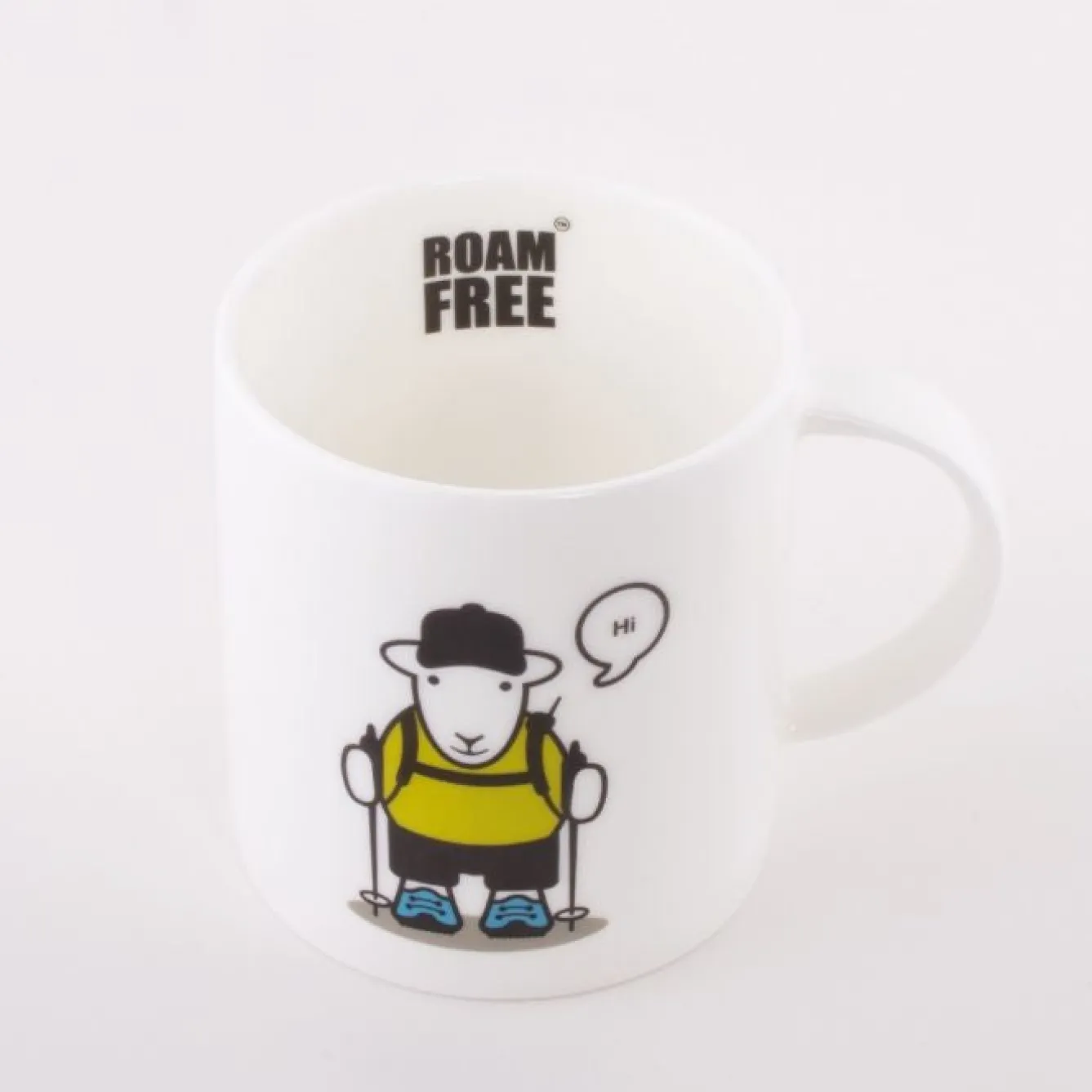 The Herdy Company Herdy Roam Free 'Joe' Mug- Tea|Bright Colors