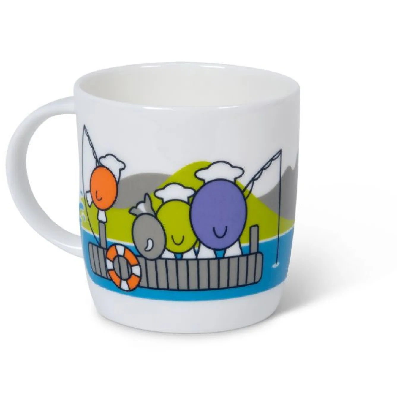 The Herdy Company Herdy Sailing Mug- Tea|Bright Colors