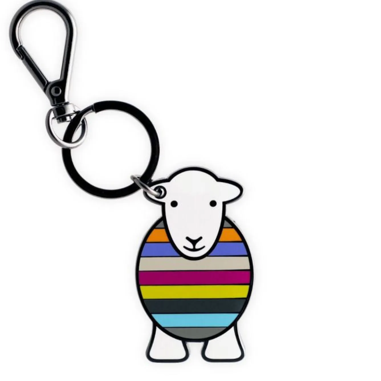 The Herdy Company Herdy Yan Enamel Stripe Key Chain- Key Chains|Children