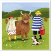 Emma Ball Highland Adventure Greetings Card- Greeting Cards