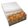 Emma Ball Highland Coos Slant Pad- Stationery