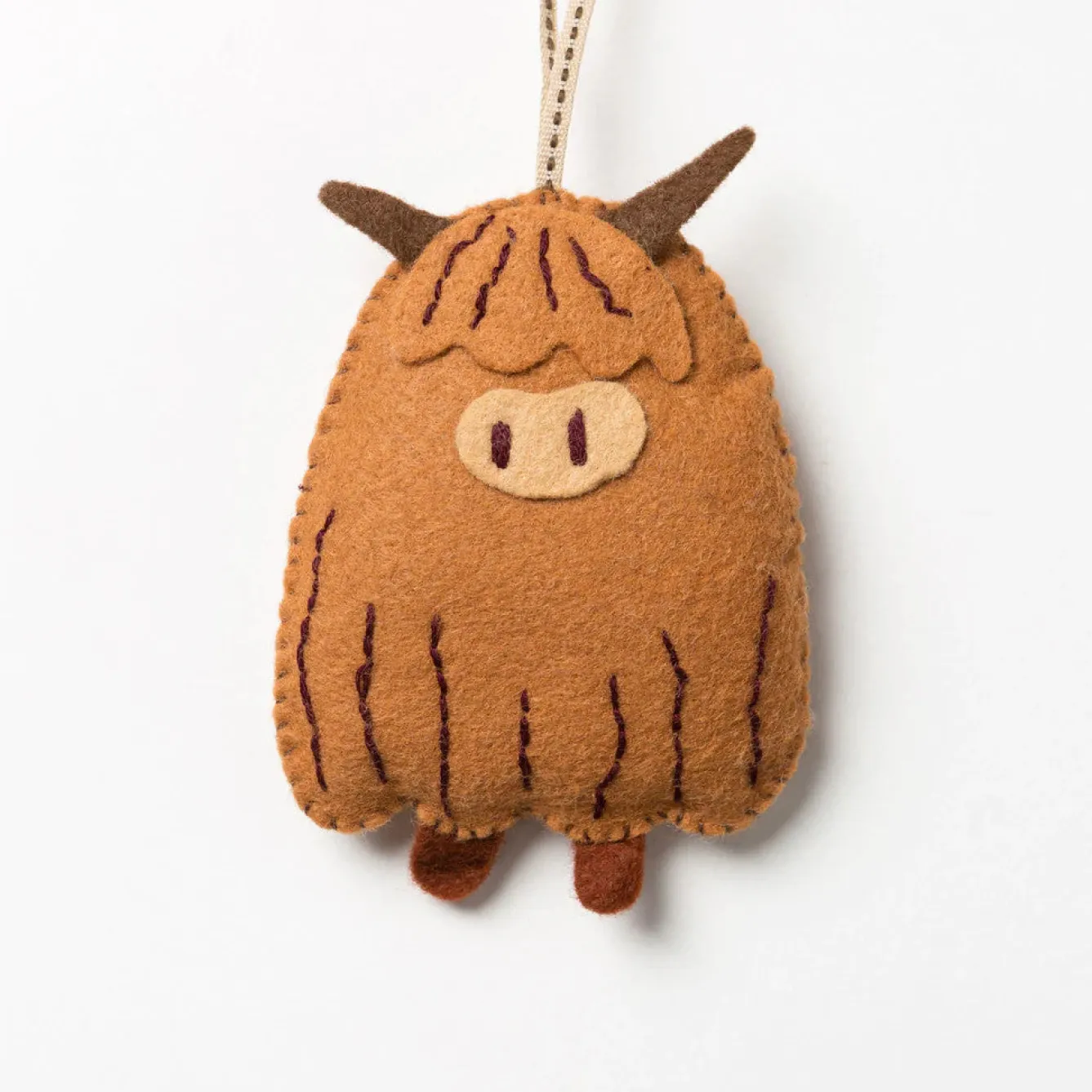 Corinne Lapierre Highland Cow Felt Craft Mini Kit- Crafts|Children