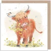 Paper Shed Design Highland Cow Greetings Card- Greeting Cards