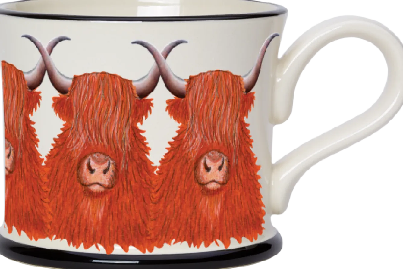 Moorland Pottery Highland Cow Mug by- Pets|Pets