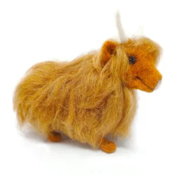 The Crafty Kit Co. Highland Cow Needle Felting Craft Kit- Crafts|Children