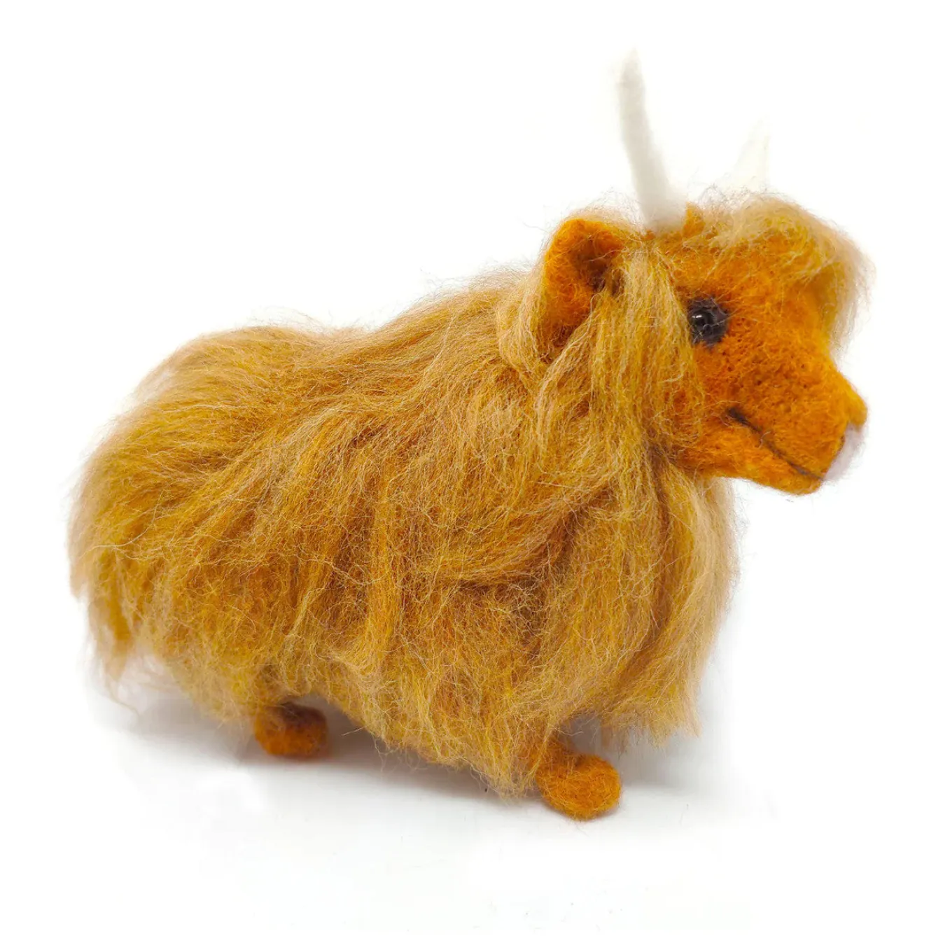 The Crafty Kit Co. Highland Cow Needle Felting Craft Kit- Crafts|Children