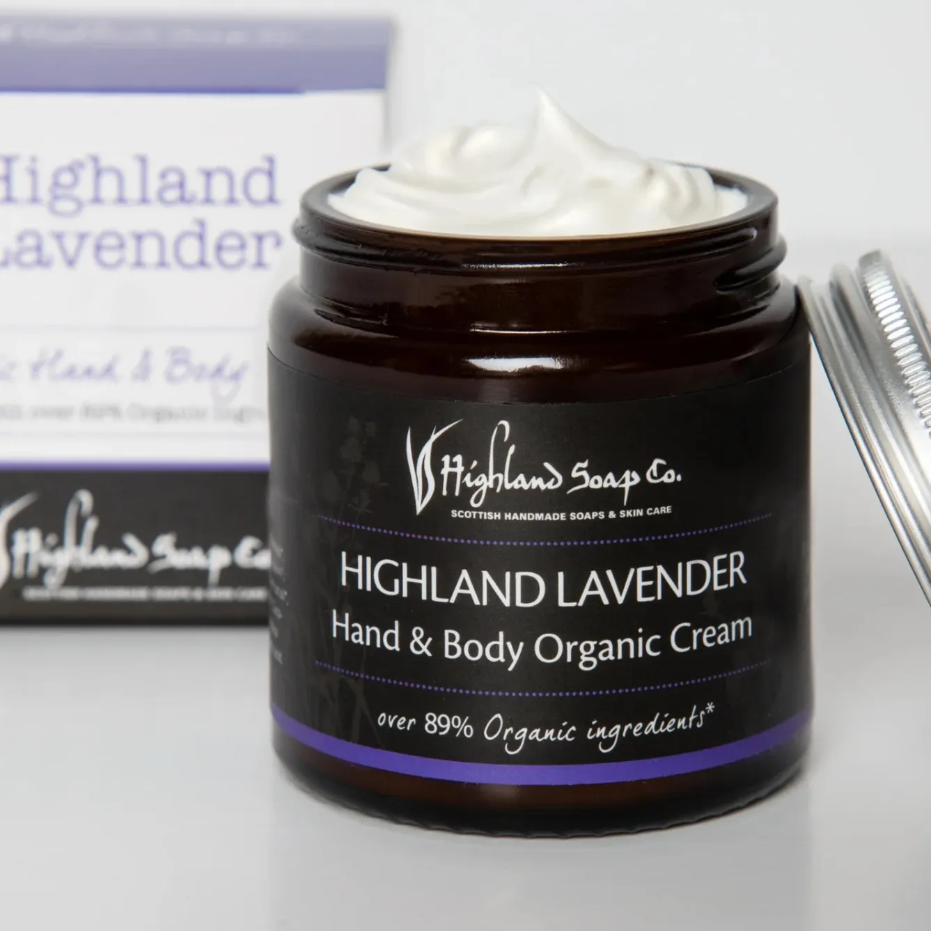 The Highland Soap Company Highland Lavender Hand & Body Organic Cream- Soaps & Lotions