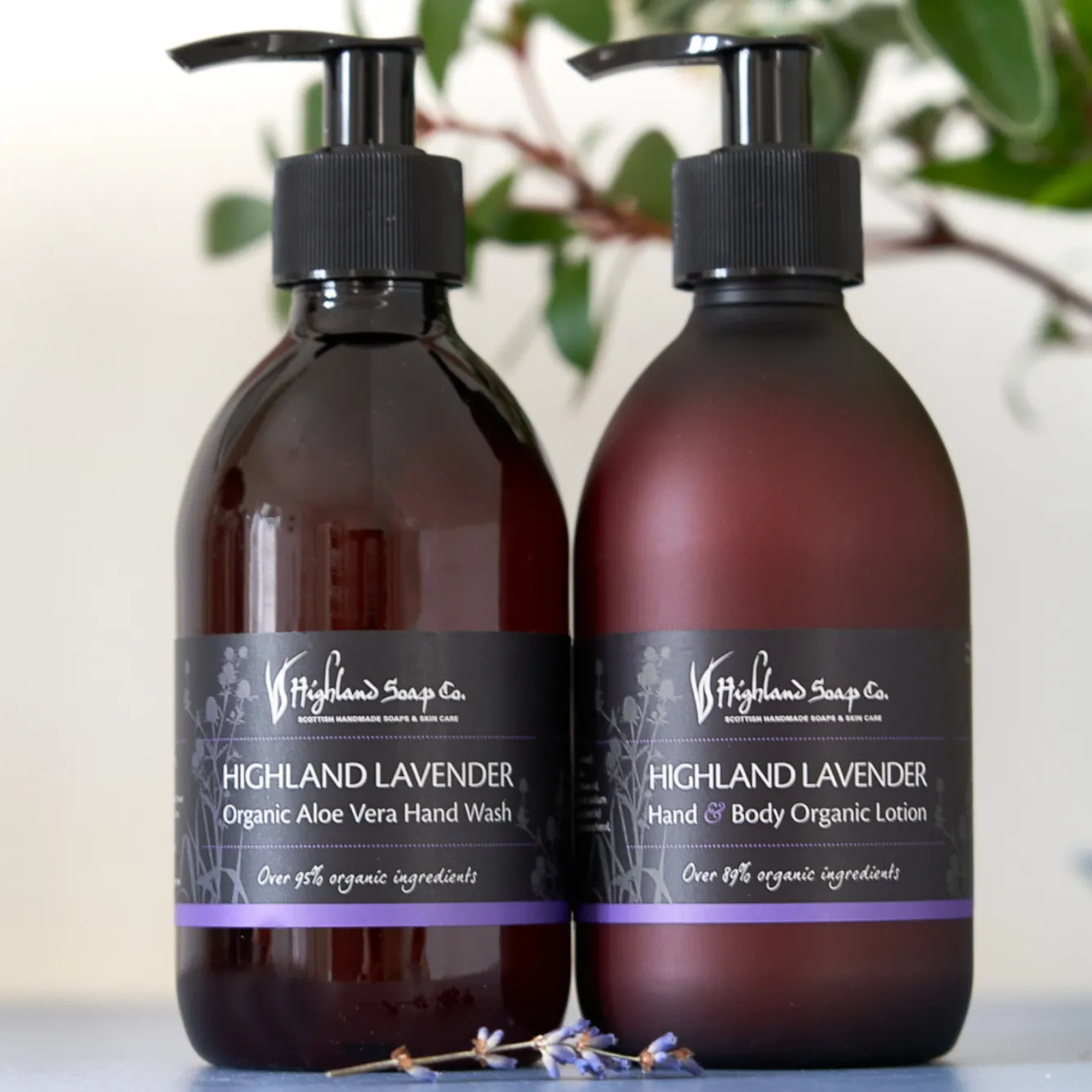 The Highland Soap Company Highland Lavender Organic Aloe Vera Hand Wash- Soaps & Lotions