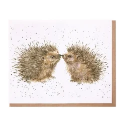 Wrendale Designs 'Hogs and Kisses' Hedgehog Greetings Card- Greeting Cards
