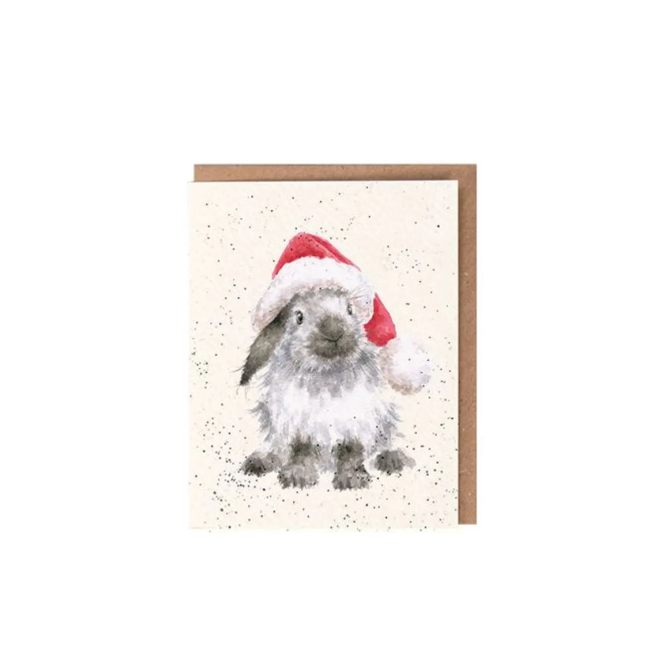Wrendale Designs 'Ho Ho Ho!' Rabbit Gift Enclosure Card- Christmas Cards|Christmas
