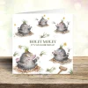 West Country Designs 'Holey Moley' Cheeky Mole Birthday Card- Greeting Cards