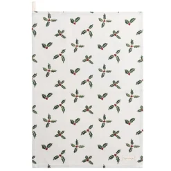 Sophie Allport Holly & Berry Tea Towel- Tea|Tea Towels