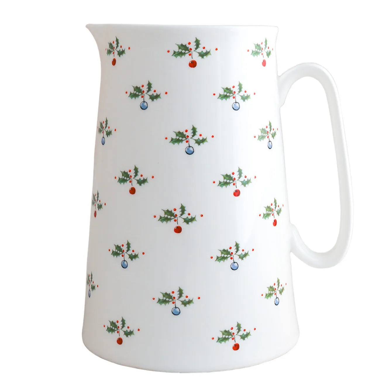 Jane Abbott Designs Holly and Berry Bone China Large Jug- Christmas|Tea