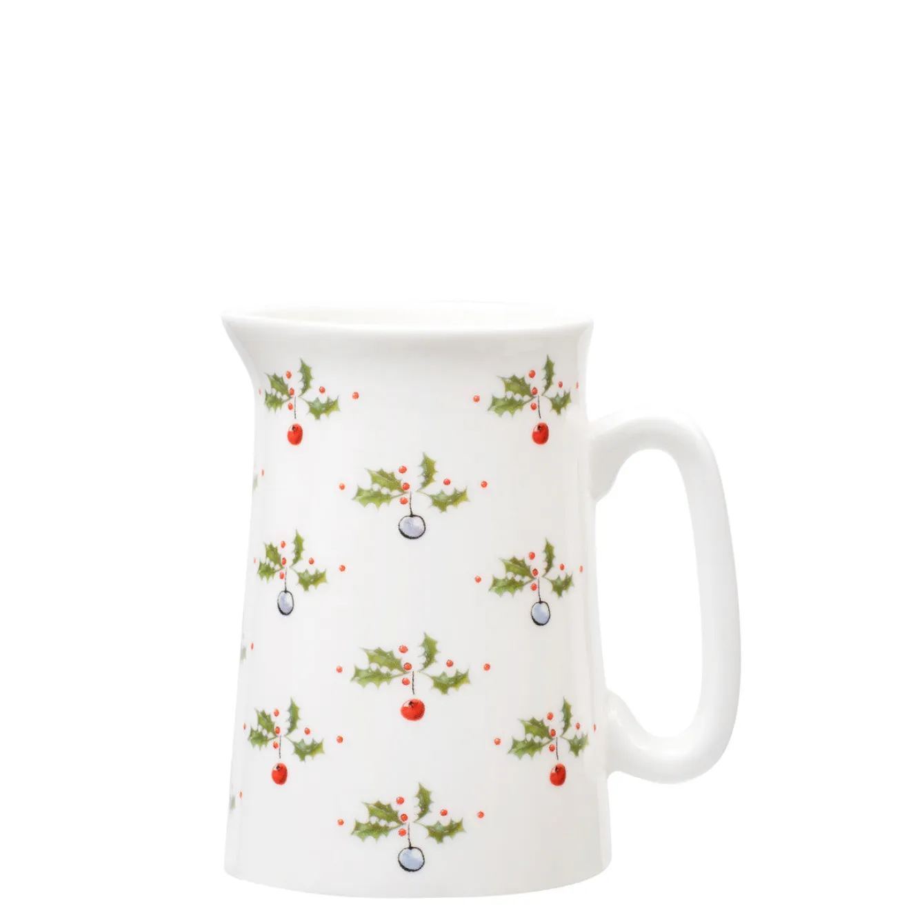 Jane Abbott Designs Holly and Berry Bone China Small Jug- Christmas|Tea