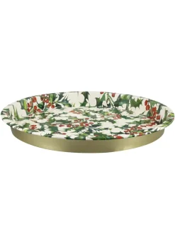 Emma Bridgewater Holly Deepwell Tin Tray- Trays|Trays