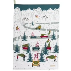 Sophie Allport Home for Christmas 'Tis The Season Tea Towel- Tea|Tea Towels