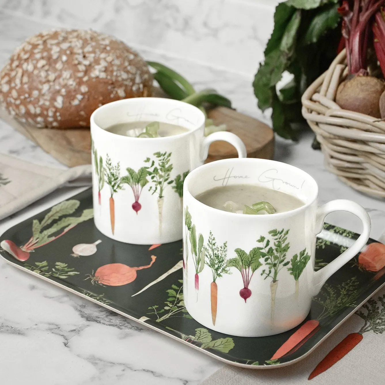 Sophie Allport Home Grown Small Tray- Tea|Trays