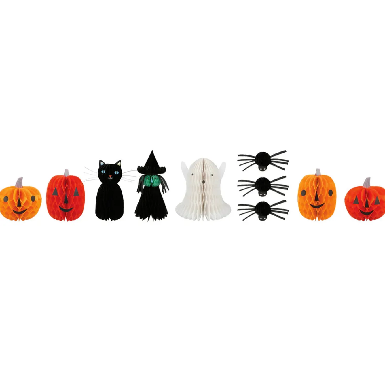 Meri Meri Honeycomb Halloween Characters (Set of 10)- Halloween