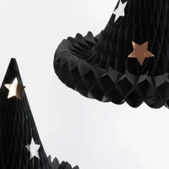 Meri Meri Honeycomb Witch Hat Decorations- Halloween