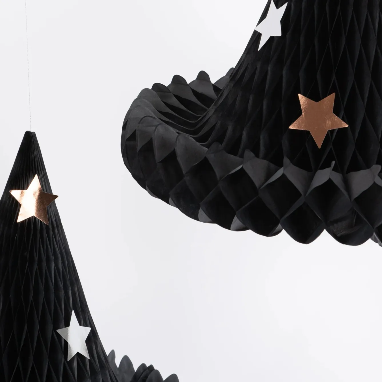 Meri Meri Honeycomb Witch Hat Decorations- Halloween