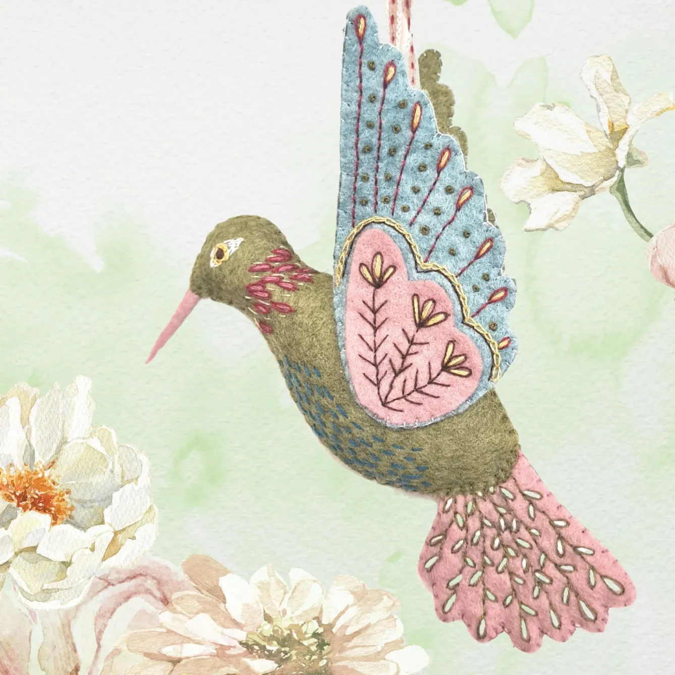 Corinne Lapierre Hummingbird Felt Craft Mini Kit- Crafts|Children