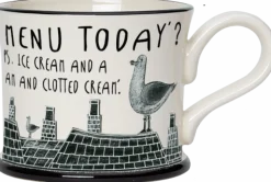 Moorland Pottery Hungry Gulls Mug by- Whimsical|Seaside