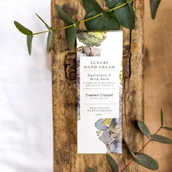 Toasted Crumpet Hydrangea & Wild Herb Luxury Hand Cream 75ml- Soaps & Lotions