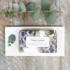 Toasted Crumpet Hydrangea Bone China Rectangular Soap Dish- Soaps & Lotions|Serving Plates & Boards