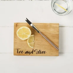 Selbrae Ice & Slice Oak Chopping Board - 19cm- Tea|Chopping Boards