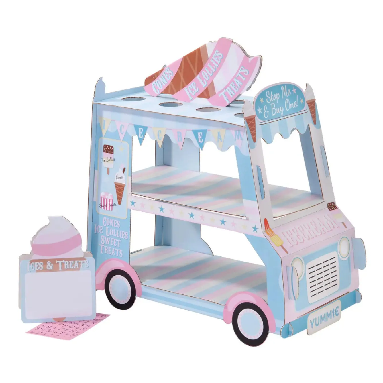 Talking Tables Ice Cream Street Stall Cake Stand- Serving Plates & Boards