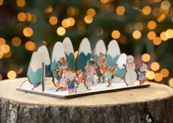 Dapple & Dot Ice Skating Pop Out and Build Advent Calendar- Christmas|Advent