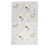 Laura Stoddart In Bloom Green Flowers Tea Towel- Tea|Tea Towels