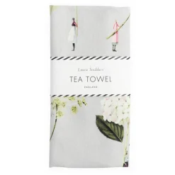 Laura Stoddart In Bloom Green Flowers Tea Towel- Tea|Tea Towels