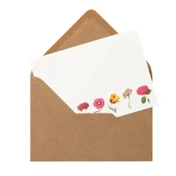 Laura Stoddart In Bloom Multi Flowers Flat Notes- Stationery