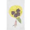 Laura Stoddart In Bloom Pansy Linen Union Tea Towel- Tea|Tea Towels