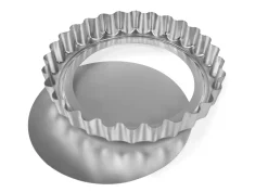 Silverwood 9 Inch Deep Fluted Flan Tin w, Loose Base- Bakeware