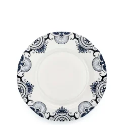 Burleigh Ink Blue Palisade Plate 8 1/2 in- Plates