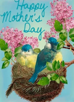Madame Treacle In the Nest Mother's Day Card- Greeting Cards