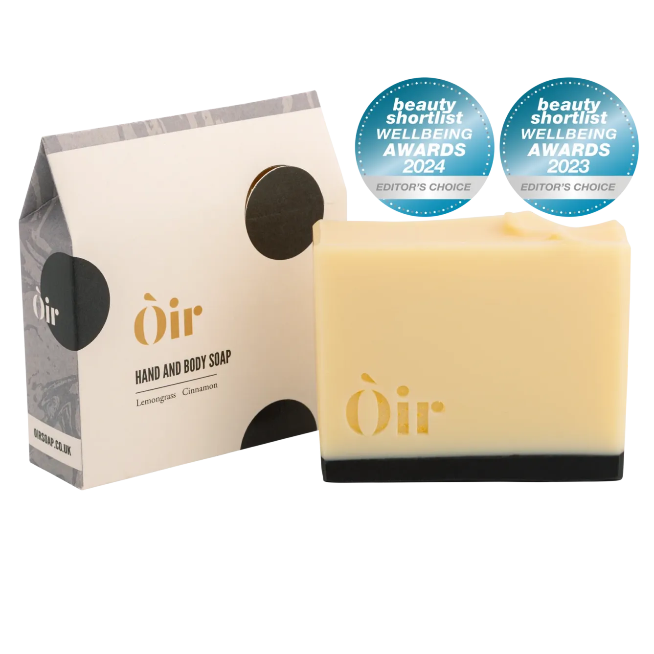 Òir Soaps Òir Cinnamon, Lemongrass Luxury Hand & Body Soap- Soaps & Lotions