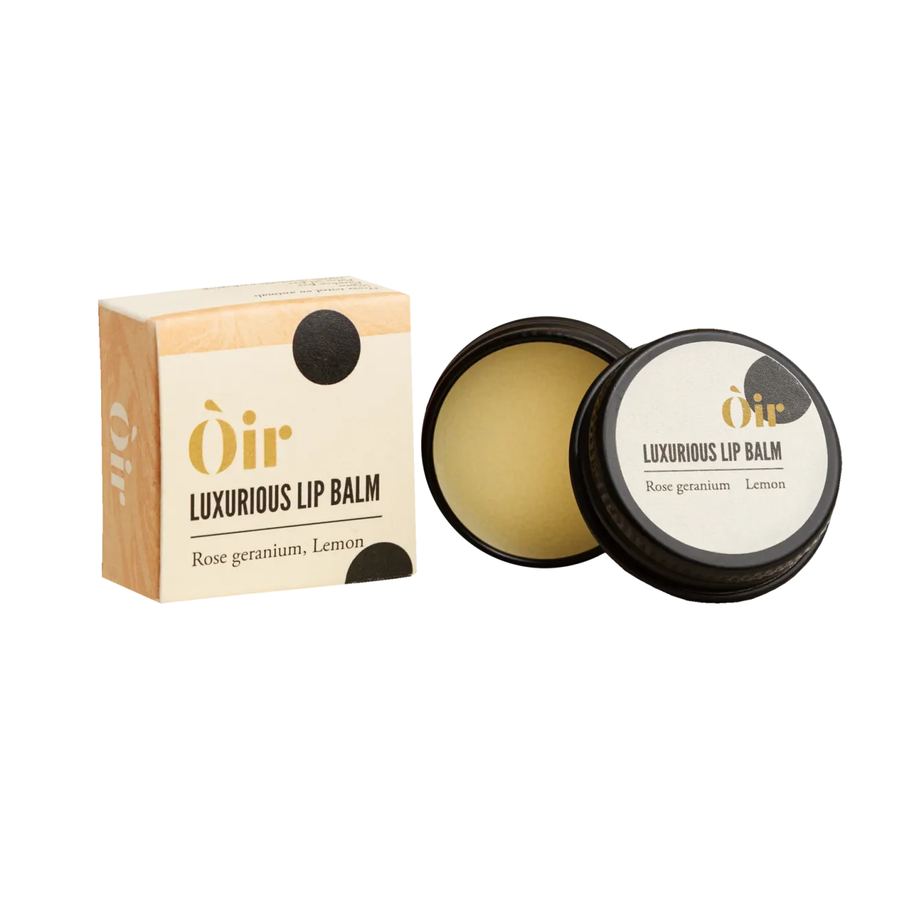 Òir Soaps Òir Rose Geranium & Lemon Luxurious Lip Balm- Soaps & Lotions