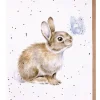 Wrendale Designs 'I Spy a Butterfly' Bunny Birthday Greetings Card- Greeting Cards