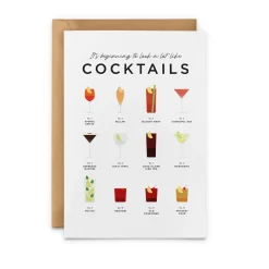 Everlong Print Co. It's Beginning to Look a Lot Like Cocktails Card- Christmas Cards|Greeting Cards