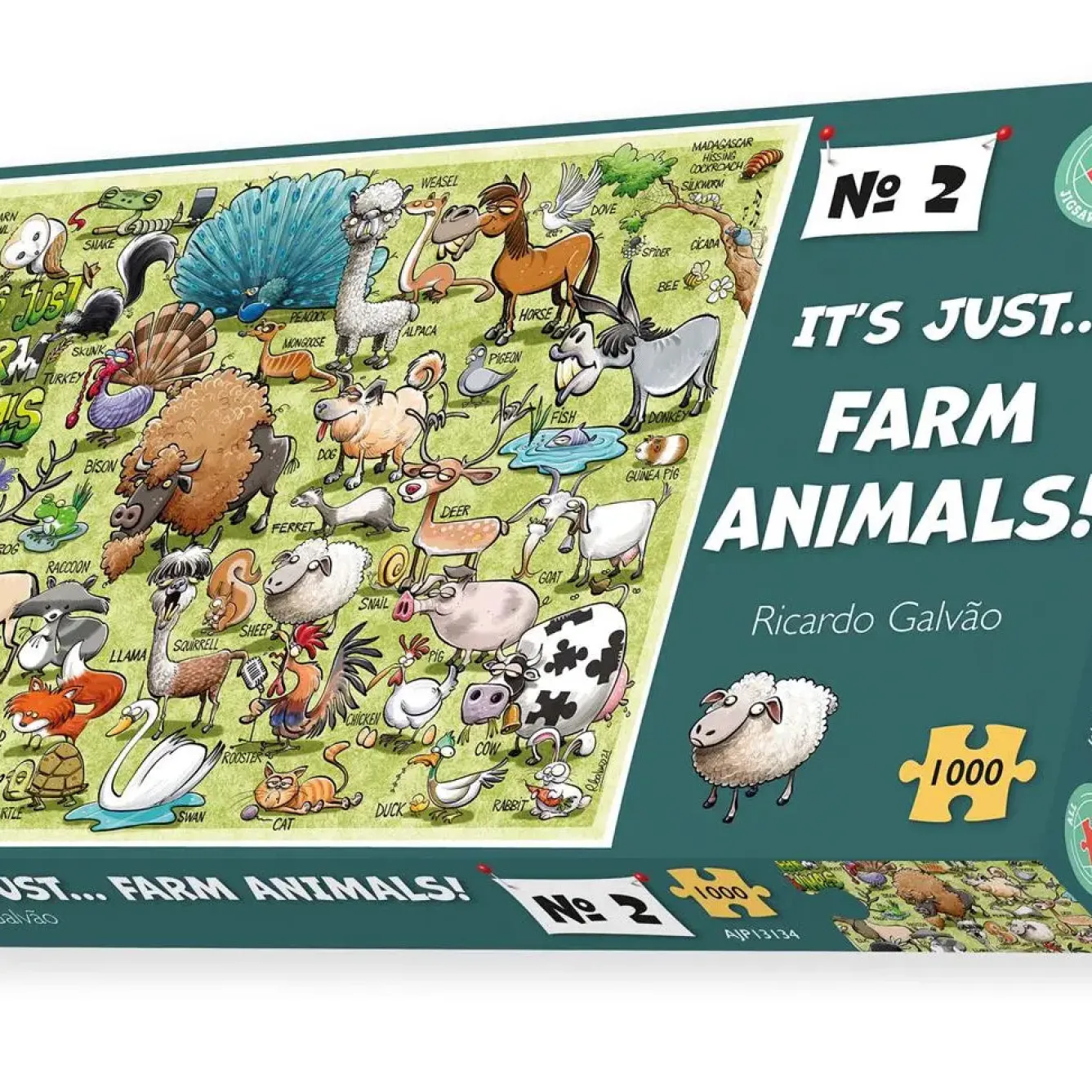 All Jigsaw Puzzles It's Just.....Farm Animals! 1000 Piece Jigsaw Puzzle- Puzzles|Children