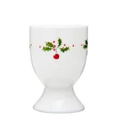 Jane Abbott Designs Jane Abbott Holly & Berry China Egg Cup- Christmas|Tea
