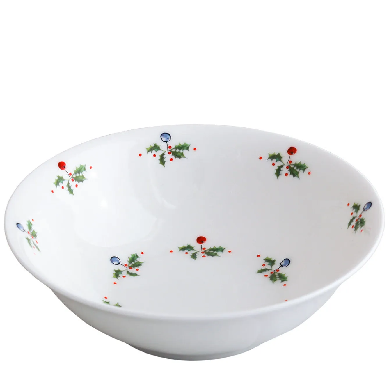 Jane Abbott Designs Jane Abbott Holly & Berry China Bowl- Tea|Bowls & Dishes