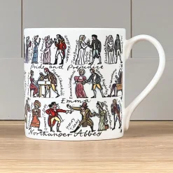 Picturemaps Jane Austen Bone China Mug- Tea|Great Britain