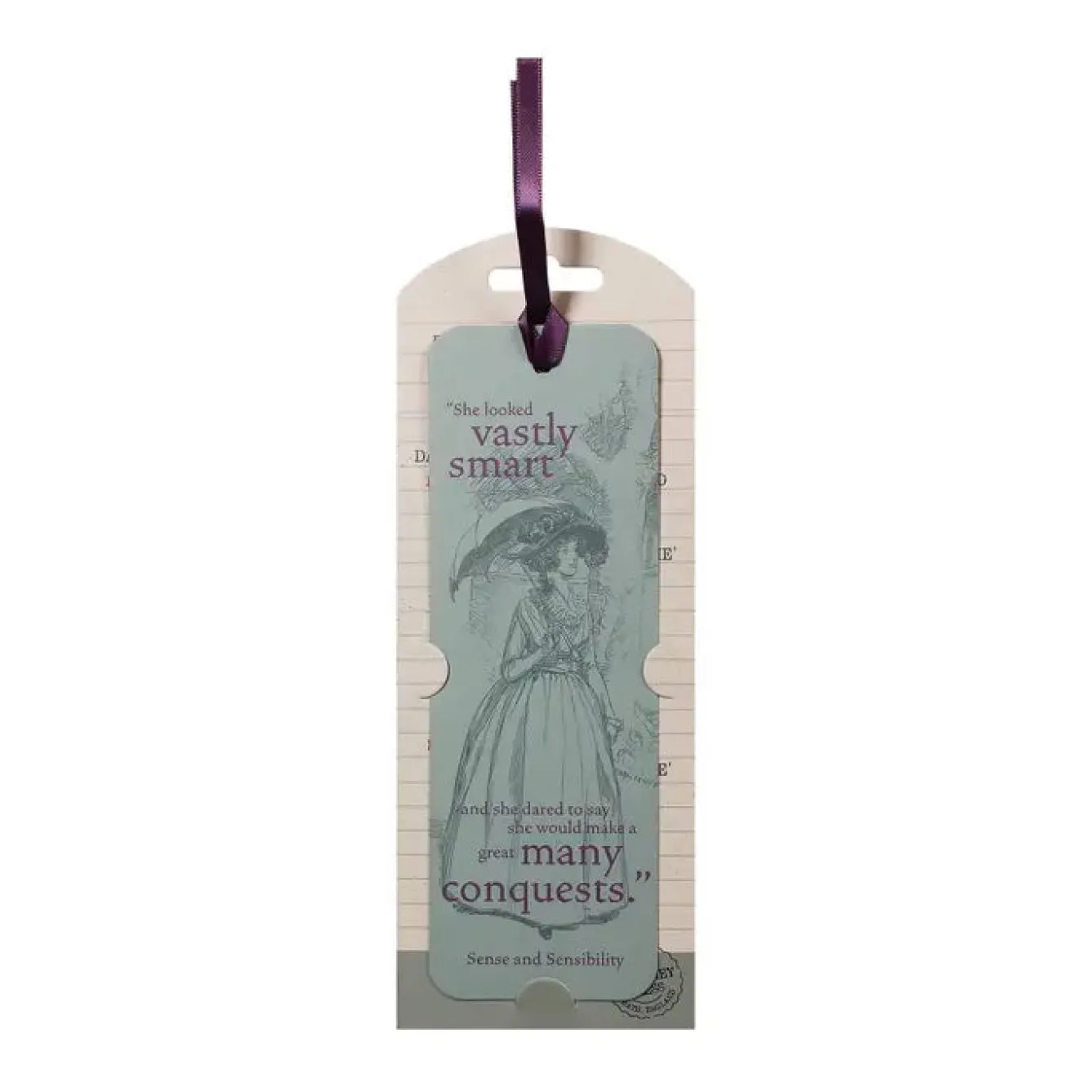 Half Moon Bay Jane Austen Bookmark- Stationery