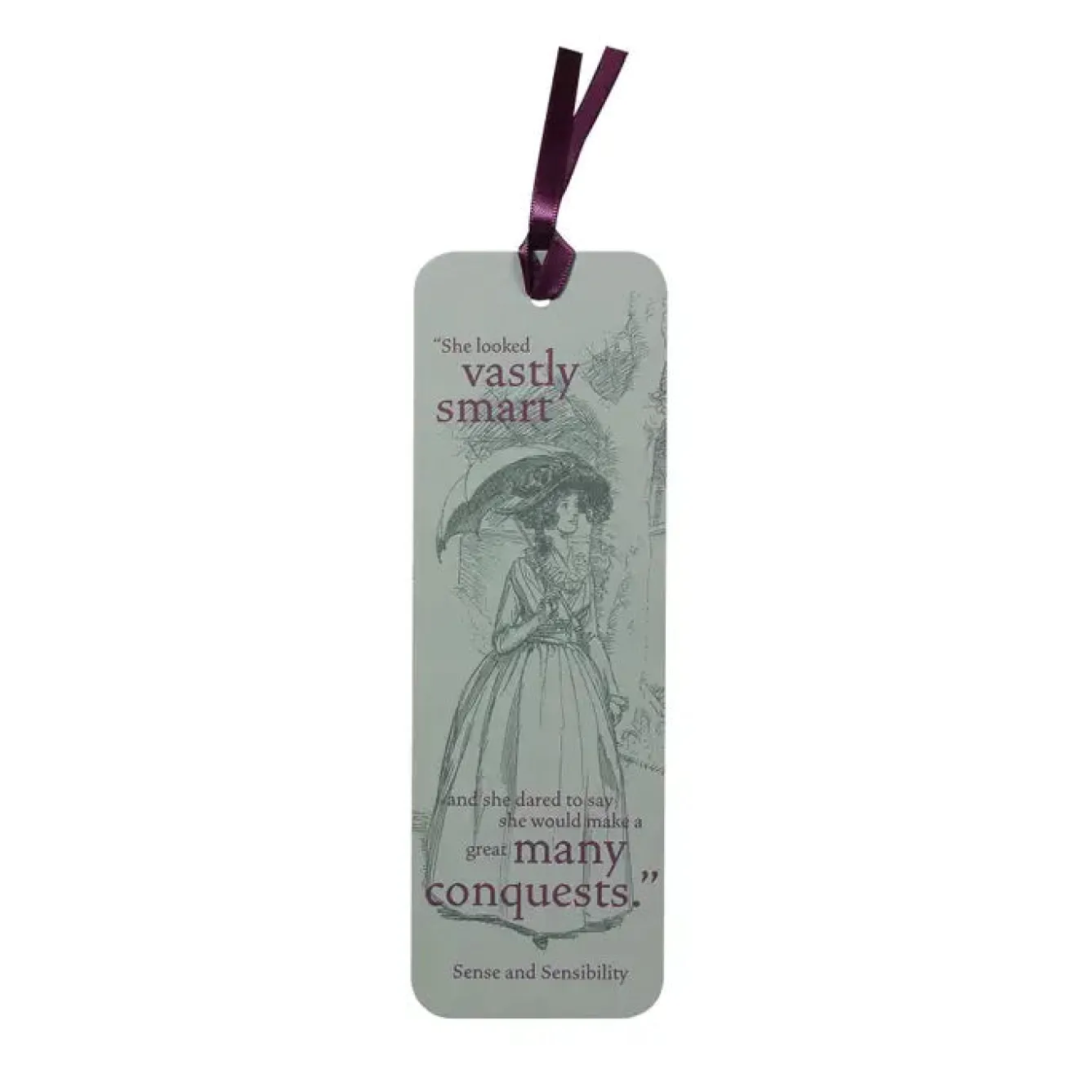Half Moon Bay Jane Austen Bookmark- Stationery
